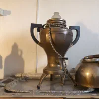 سماور برقی روسی و سماور ذغالی