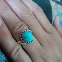 انگشتر فیروزه نیشابور زنانه
