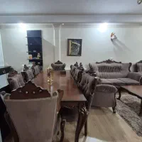 مبل استیل ۷ نفره و ناهار خوری ۸ نفره