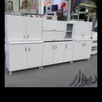 کابینت فلزی درب چوبی در رنگهای مختلف