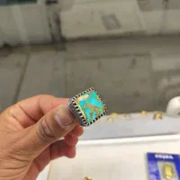 انگشتر فیروزه همرا با شناسنامه