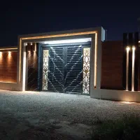 کاشیکاری نما .استخر .ویلاباغ..موسوی