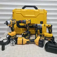 پک۴قلو دریل پیکور بکس دریل سنگ شارژی دیوالت DEWALT
