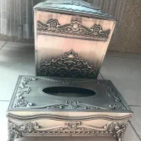 ست جادستمال کاغذی و سطل آشغال