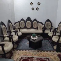 مبل ۹ نفره استیل  با میز