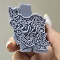 تعدادی قالب سیلیکونی شمع سازی رزین خمیر سنگ مصنوعی