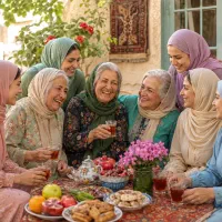 یک دورهمی خواهرانه شاد برای همه سنین