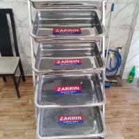 استند آجیل تمام استیل پنچ طبقه