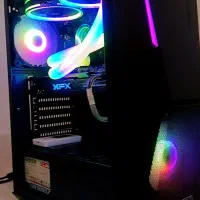 قاب کیس گیمینگ GREEN واترکولینگ RGB240 جهت معاوضه