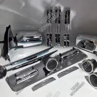 قاب آینه استیل پراید/روکش آبگیر/برف پاک کن/دستگیره