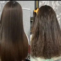 مدل کراتین و احیا و صافی مو در منزل شما یا سالن