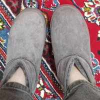 بوت خاکستری سایز ۳۶ و ۳۷
