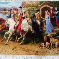 نخ نقشه تابلوفرش