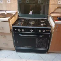اجاق‌گاز طرح فر فندک‌دار پنج‌شعله نو