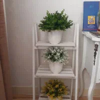 میز تلفن و گل رو میزی