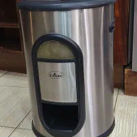 جای برنجی استیل یونیک (Unique) سطل برنج پیمانه‌دار