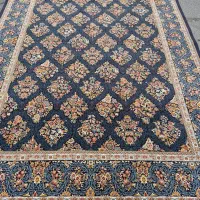 فرش 9 متری تک 700 شانه سرمه ای شیک نوو