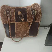 کیف دست دوز چرم شتر
