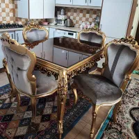 میزغذاخوری ۴ نفره منبت کار دست