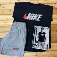 ست تاپ شلوارک ورزشی باشگاهی Nike ( وست + شلوارک)