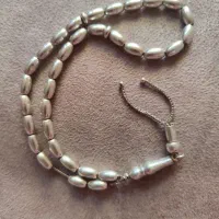 تسبیح نقره عیار ۹۹۹ خوش دست