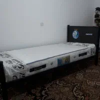 تخت خواب یک نفره با تشک رویال