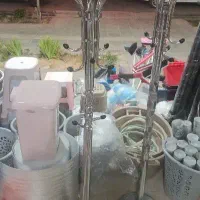 چوب لباس ایستاده استیل طول 1.5