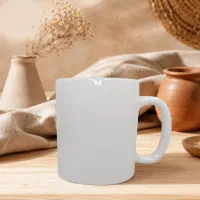 ماگ سرامیکی استوانه‌(کوتینگ‌نشده)چاپUV DTFوترنسفر