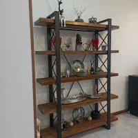 استند چوب فلزدکوراتیو