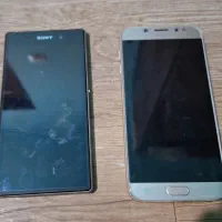 2 عدد گوشی موبایل sony . samsung j7 pro