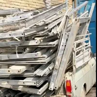 شاخه پروفیل دروپنجره ضایعاتی آلیمنیوم و اهنالاتی
