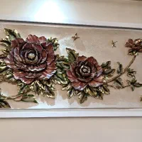 تابلو گل برجسته رنگ ثابت نو سالم