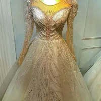 لباس عروس مدل پروانه