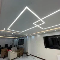 اجرای لاین نورمخفی هالوژن لوستر برقکاری دوربین