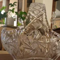 سبد  آجیل خوری کریستال چک اصل