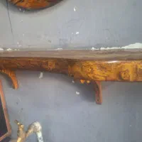 آینه گرد چوبی راش