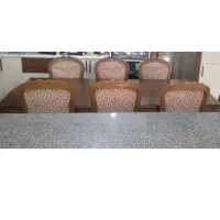 میزوصندلی شش نفره فروشی چوب
