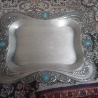 ۳سینی و۱۲دانه بشقاب و ۱کاسه بزرگ