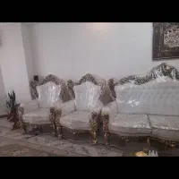 مبل ۹نفره سلطنتی مناسب جهیزیه که بسیار تمیز وسالمه