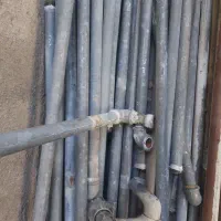 لوله و انواع اتصالات گالوانیزه.از۲۰ سانتی تا۴ متری