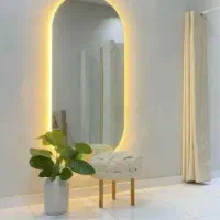 تولید آینه قدی آرایشگاه مزون منزل بکلایت آرایشگاهی