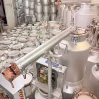 دیگ گلابگیر عرقگیر اگزوزدار۳ونیم متراستیل۱۸تاخروجی