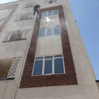نماشویی شستشوی نما و پیچ رول پلاک رنگ آمیزی نما
