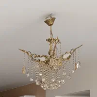 لوستر کریستالی 4شاخه