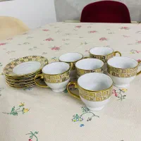فنجان نعلبکی جاشمعی بطری ظرف فلزی فانتزی