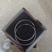 گوشواره حلقه ای نقره نو