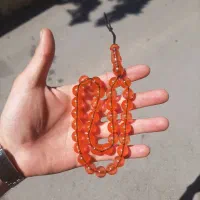 تسبیح سندلوس ۳۳ عددی آلمانی گری پرتقالی