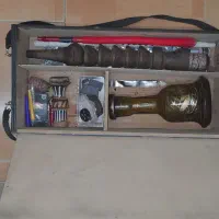 قلیون با باکس قلیون و متعلقات