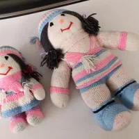 عروسک بافتنی دست بافت