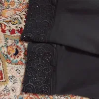 چادر مشکی سرآستین نگین دار